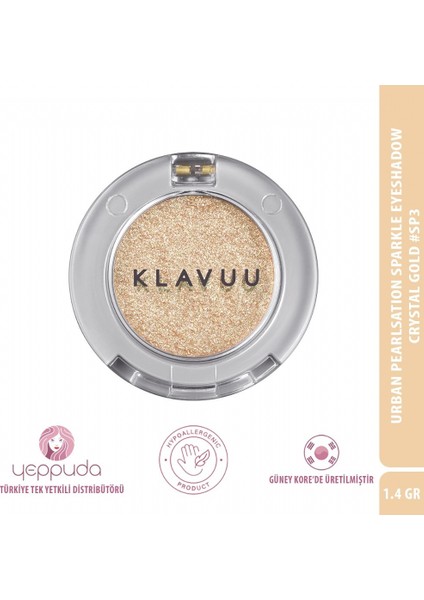 Urban Pearlsation Sparkle Eyeshadow Crystal Gold #sp3 - Inci Tozu Içeren Far