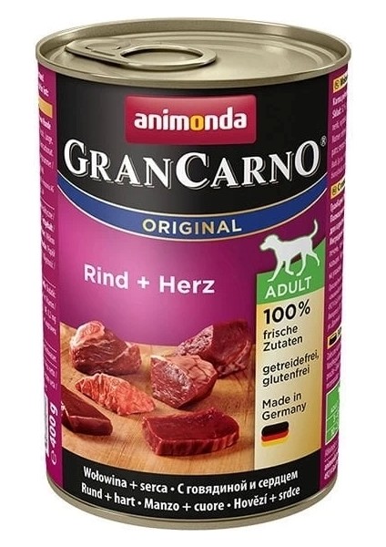Animonda Biftek ve Yürekli Köpek Konservesi 400 gr