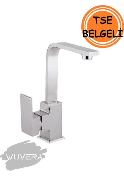 Neptün Serisi 40 Kartuşlu Kare Form Tse Belgeli Tezgah Üstü Lavabo Bataryası fiyatları