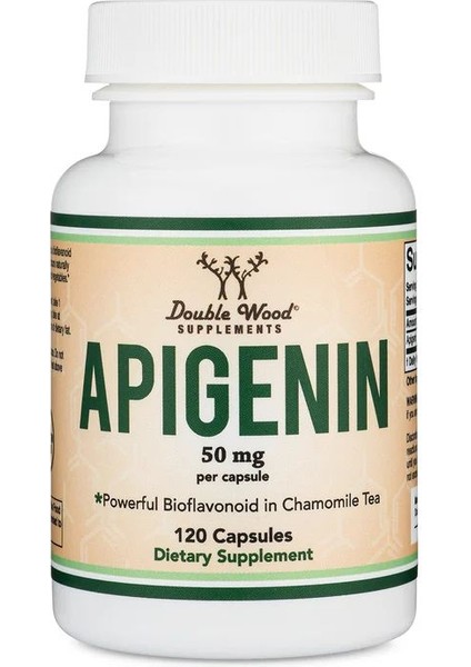 Apigenin Supplement 50 mg 120 Kapsül