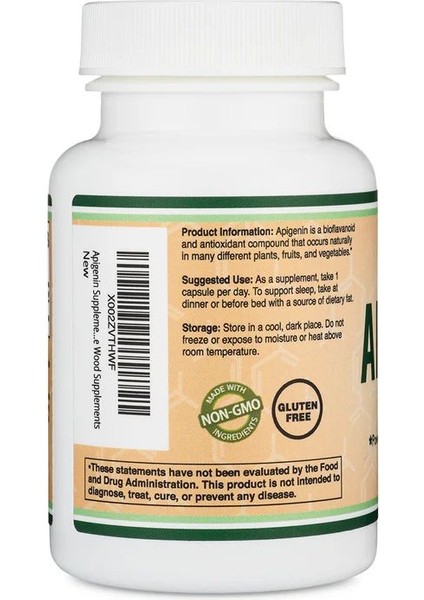 Apigenin Supplement 50 mg 120 Kapsül modelleri