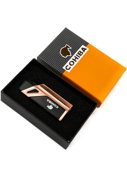 Cohiba Isme Özel Gazlı Çakmak Lüks Kutulu