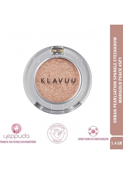 Urban Pearlsation Sparkle Eyeshadow - Marigold Peach #sp1 - Inci Tozu Içeren Far