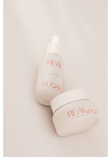 Real Vegan Collagen Ampoule - Niasinamid ve Bitkisel Kolajen Içeren Ampul