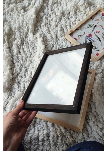 , Kanallı, Değiştirilebilir Ahşap Çerçeve, Tek Parça Boş Çerçeve (Önü Korumalı), 18 x 24 cm fiyatları