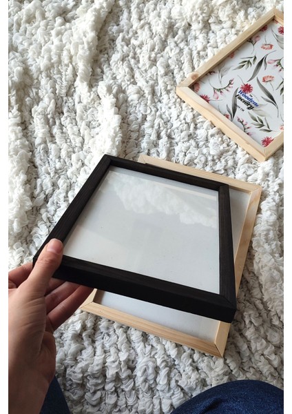 , Kanallı, Değiştirilebilir Ahşap Çerçeve, Tek Parça Boş Çerçeve (Önü Korumalı), 18 x 24 cm modelleri