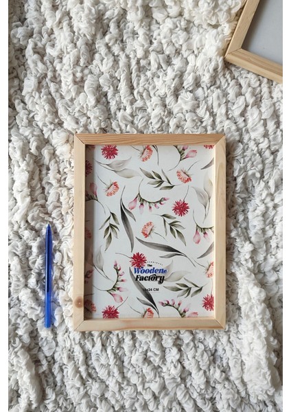 , Kanallı, Değiştirilebilir Ahşap Çerçeve, Tek Parça Boş Çerçeve (Önü Korumalı), 18 x 24 cm indirimleri