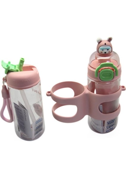 Su Matarası 2 Bölmeli Tritan Beyaz 900ml
