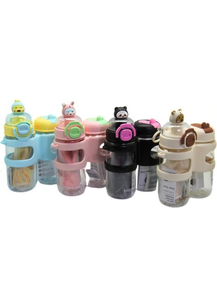 Su Matarası 2 Bölmeli Tritan Beyaz 900ml