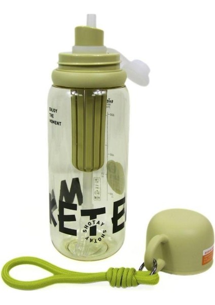 Cup Cover Su Matarası Tritan Yeşil 800ml