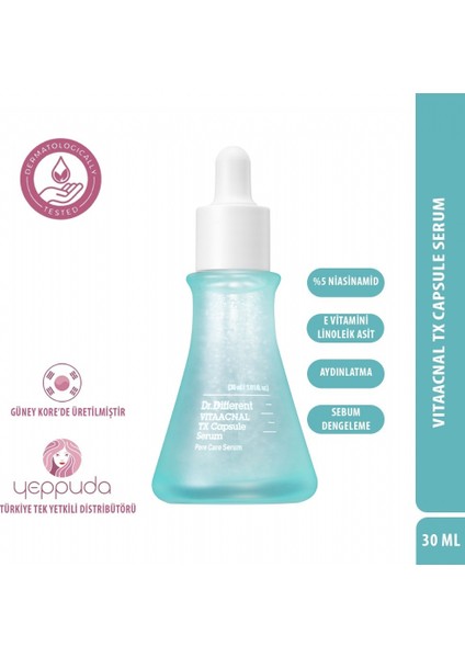 Dr.different Vitaacnal Tx Capsule Serum - %5 Niacinamide Içerikli Sebum Dengeleyici Serum
