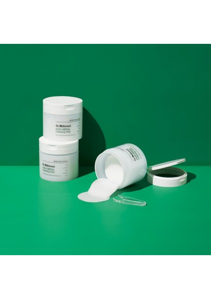 Dr.Different Cica Metal Calming Pad - Derma Metal ve Cica Içerikli Bariyer Pamuk Ped