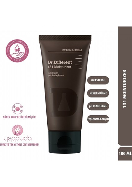 Dr.different 131 Moisturizer - Nemlendirici Krem