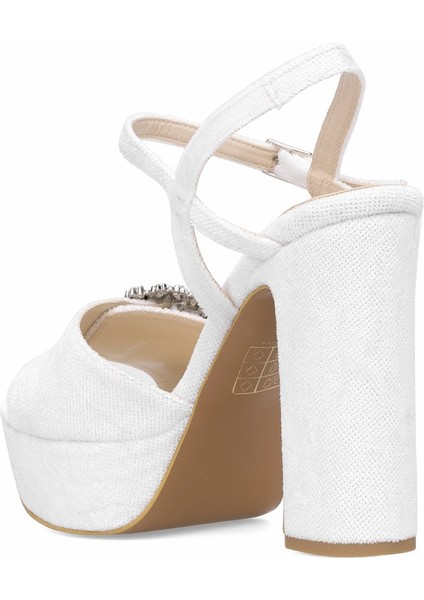 Elit PM08 K2051-1T Kadın Platform Ayakkabı Beyaz fırsatları