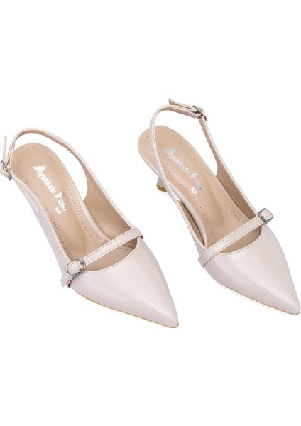 Elit MST950R Kadın Klasik Topuklu Ayakkabı Ten fiyatları