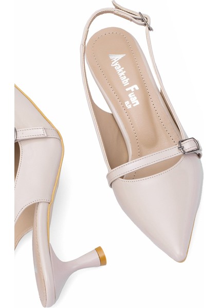 Elit MST950R Kadın Klasik Topuklu Ayakkabı Ten indirimleri