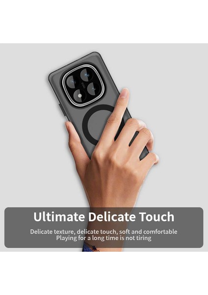 Xiaomi Redmi Note 14 Pro Plus Kılıf Kamera Çıkıntılı Mat Magsafe Şarj Özellikli Kenarları Renkli Premium Sert Kapak modelleri