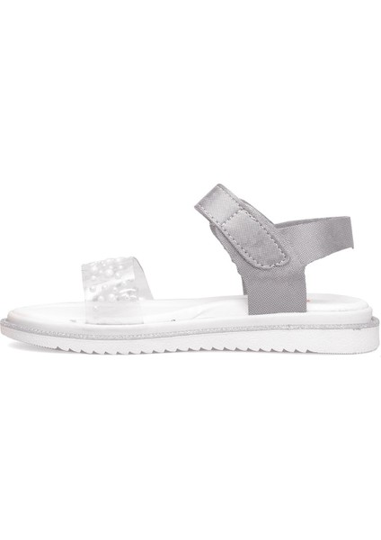 Elit ŞA-F-036-25Y Filet Kız Çocuk Düz Sandalet Gümüş modelleri