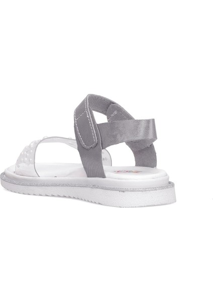 Elit ŞA-P-036-25Y Patik Kız Çocuk Düz Sandalet Gümüş fırsatları
