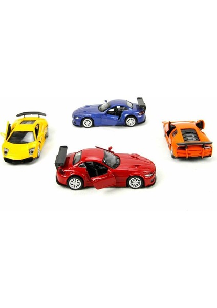 TIN-80133-12 Çekbırak 1:36 Die Cast Spor Araba - Vardem Oyuncak