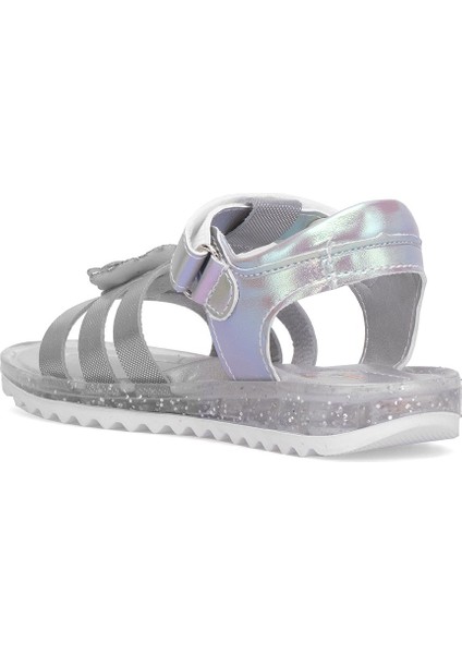 Elit ŞA-P-034-25Y Patik Kız Çocuk Düz Sandalet Gümüş fırsatları