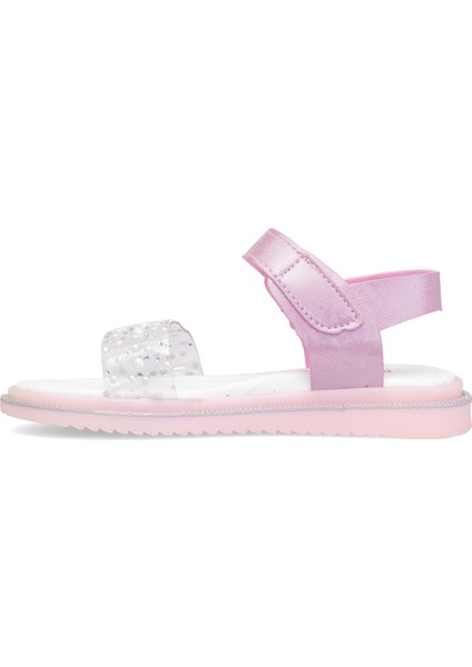 Elit ŞA-P-036-25Y Patik Kız Çocuk Düz Sandalet Gümüş