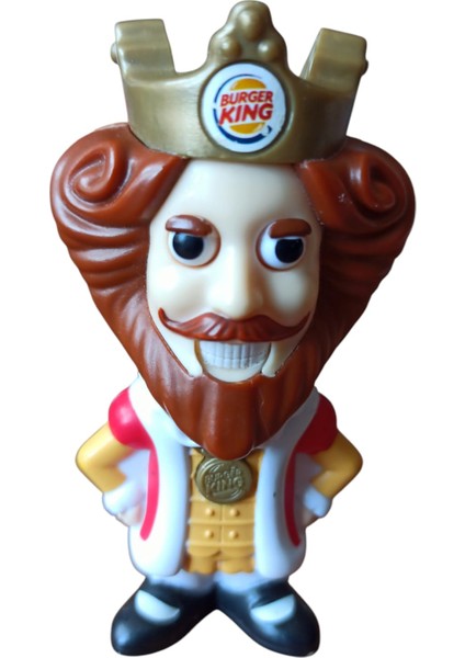 Vintage Burger King Kral Figür Oyuncak& 8 cm