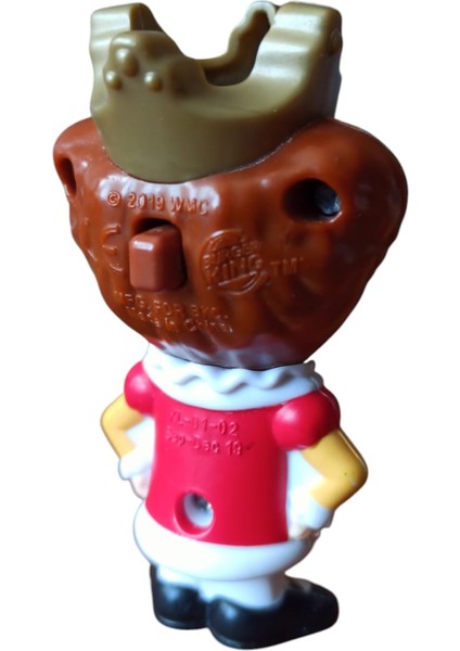 Vintage Burger King Kral Figür Oyuncak& 8 cm