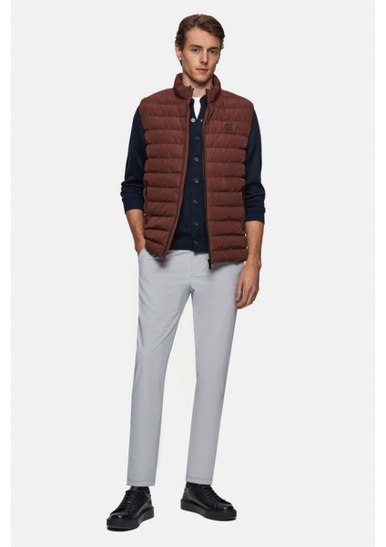 Slim Fit Kiremit Düz Yelek Mont fırsatları