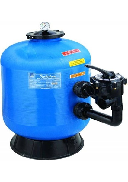 Turbıdron-Cl Bobin Sargılı Kum Filtresi Yandan 1,5 Vanalı 400 mm 6,30 M³/h-Toptancıyızbiz