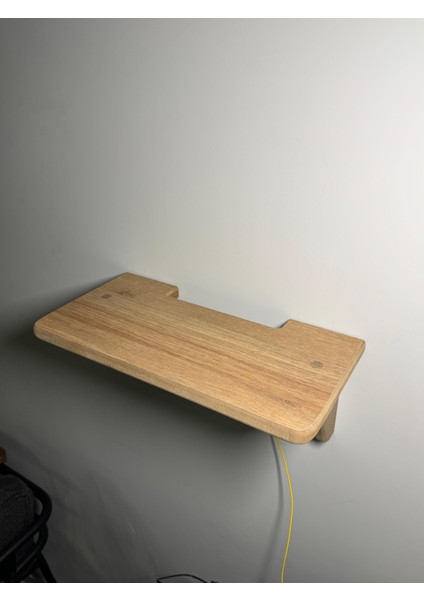 Dekoratif Priz Üstü Raf, Tekli Modem Rafı