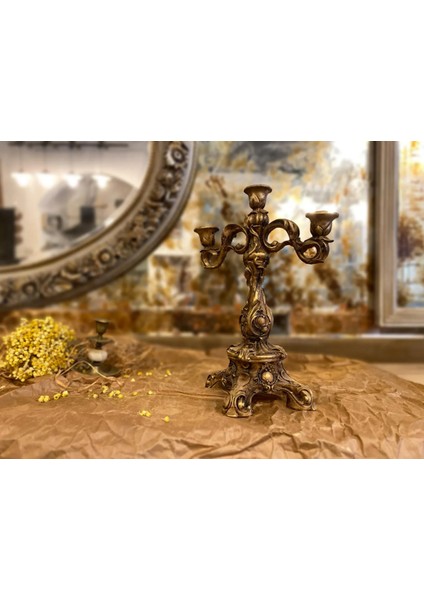 Büyük Polyester Şamdan 36 cm fiyatları