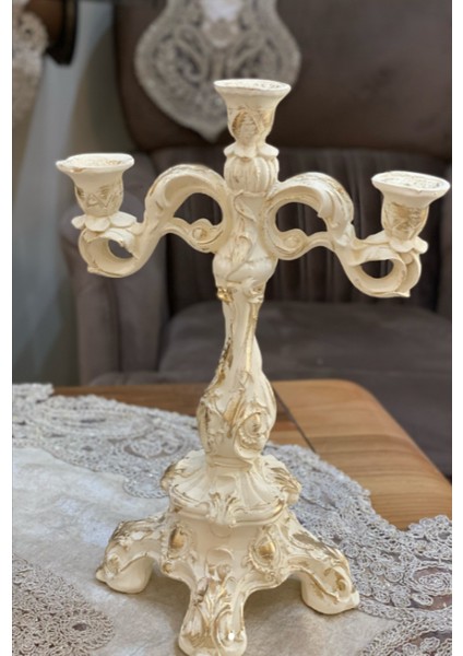 Büyük Polyester Şamdan 36 cm modelleri