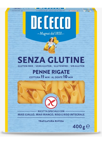 De Cecco Penne Rigate Glutensiz 400 gr