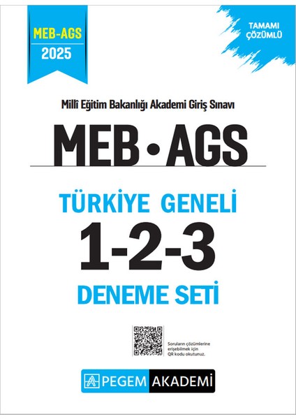 2025 Meb Ags Tamamı Çözümlü Türkiye Geneli 1-2-3 (3'lü Deneme Set