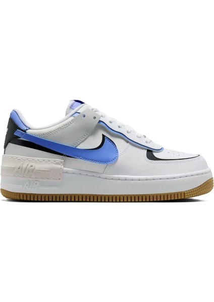 Air Force 1 Shadow Sneaker Günlük Spor Ayakkabı Beyaz Mavi