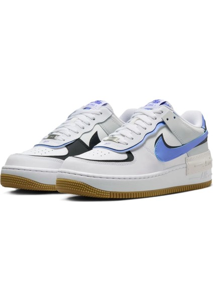 Air Force 1 Shadow Sneaker Günlük Spor Ayakkabı Beyaz Mavi modelleri
