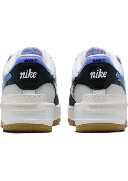 Air Force 1 Shadow Sneaker Günlük Spor Ayakkabı Beyaz Mavi fırsatları