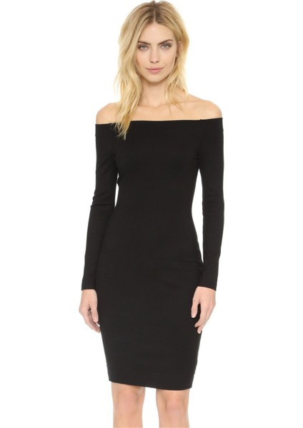 TP101298 Uzun Kollu Straplez Elbise fiyatları