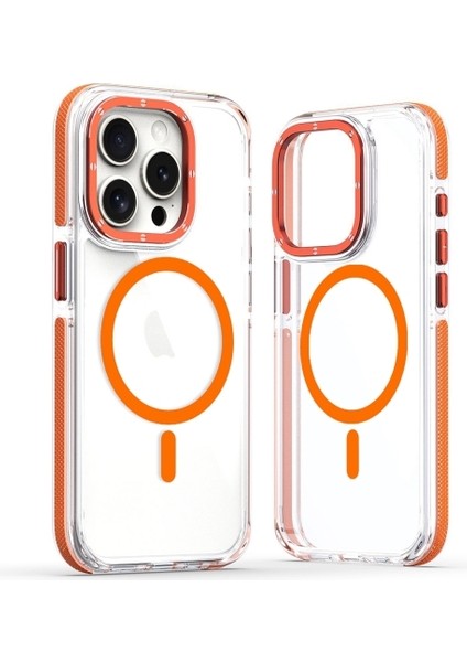 Apple iPhone 14 Pro Kılıf Manyetik Şarj Özellikli Px Acrylic Hybrid Tpu Kapak