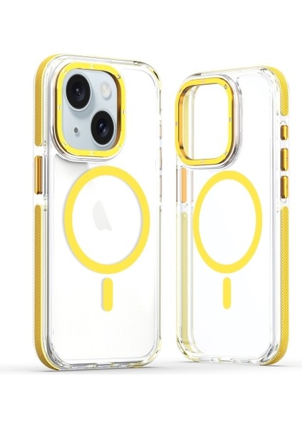Apple iPhone 13 Kılıf Manyetik Şarj Özellikli Px Acrylic Hybrid Tpu Kapak