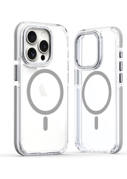 Apple iPhone 14 Pro Kılıf Manyetik Şarj Özellikli Px Acrylic Hybrid Tpu Kapak
