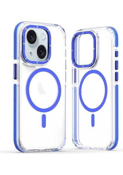 Apple iPhone 13 Kılıf Manyetik Şarj Özellikli Px Acrylic Hybrid Tpu Kapak