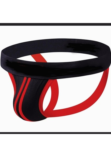 Erkek Kırmızı Şeritli Jockstrap