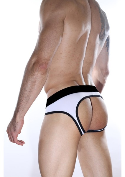 Beyaz Jockstrap