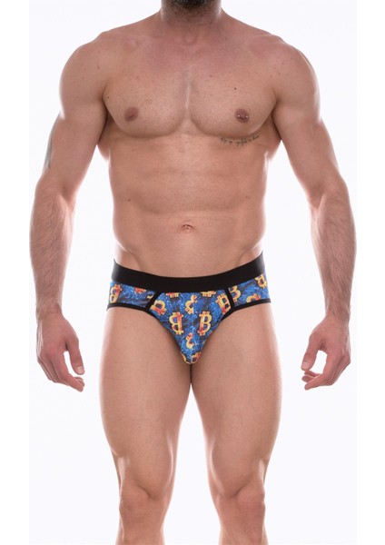 Erkek Desenli Jockstrap Çamaşır
