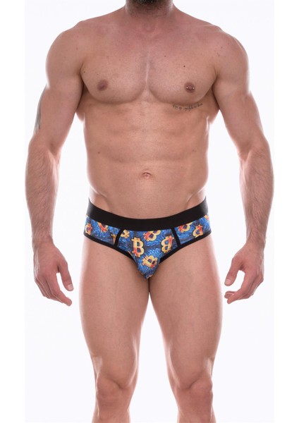 Erkek Desenli Jockstrap Çamaşır