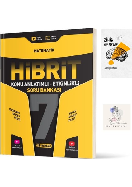 7.sınıf Hibrit Matematik Konu Anlatım+Zihin Deneme+SSSK34
