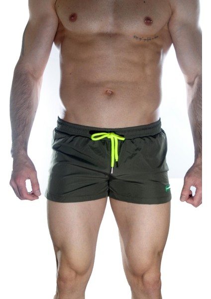 Erkek Yeşil Mini Mayo Short