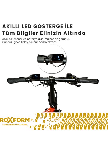 R-300 Elektrikli Katlanabilir Bisiklet 15ah Shimano Altus Hidrolik Fren Alüminyum Kadro